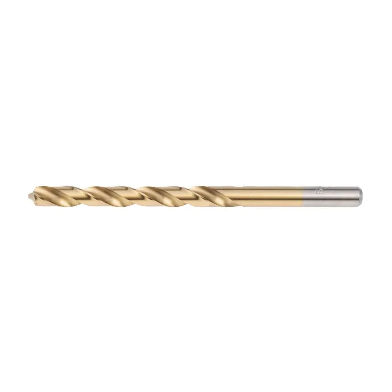 RS PRO High-Speed Steel (HSS) Titanium Nitride Coated Jobber Drill Bits, 109mm Overall Length, 7mm Shank Size, 10 214-240