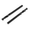 RS PRO HSS 5 mm Drill Bit, 62 mm Overall Length, Helical Flute, Plain Shank, 10 Pieces 215-007