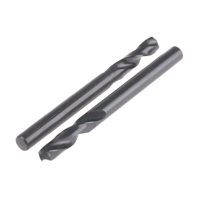 RS PRO High-Speed Steel (HSS) Drill Bit 5.5 mm Diameter, 66 mm Overall Length, Plain Shank, 10 Pieces 214-975