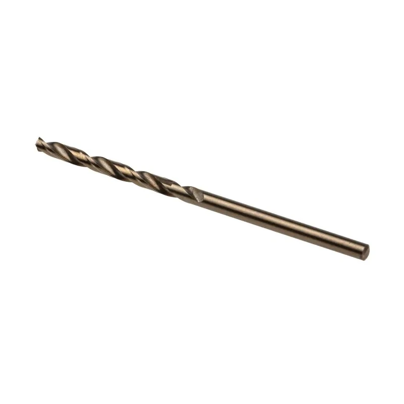 RS PRO Cobalt High Speed Steel Twist Drill Bit 2.5mm Shank Size 2.5mm Amber Finish Plain Shank 57mm Overall Length 216-656