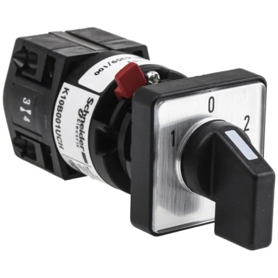Schneider Electric Handle Actuator Rotary Switch Cam Switch 3 Phase 6 Poles 690V IP20, IP65 K10B001UCH