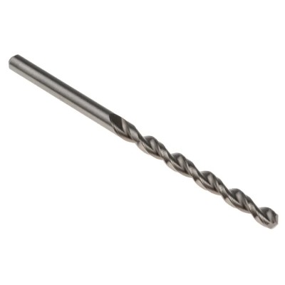 RS PRO HSS Metric Jobber Drill Bits 4mm, 75mm Overall Length, Helical Flute, Plain Shank, 10 Pieces 217-407