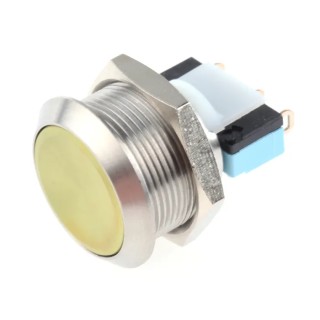 APEM AV Series Push Button Switch Momentary Panel 19.2 mm Cutout SPDT IP65 250 V ac AV22LC432