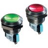 APEM AV Series Push Button Switch Momentary Panel Mount SPDT IP65 19.2 mm Cutout 48 V dc 250 V ac AV22LP402