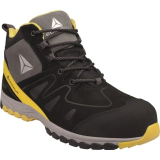 Delta Plus Men's Safety Boots Yellow Black Composite Toe Cap Lace Up EVA Sole Size UK 11 EU 46 MANHAS3NO46