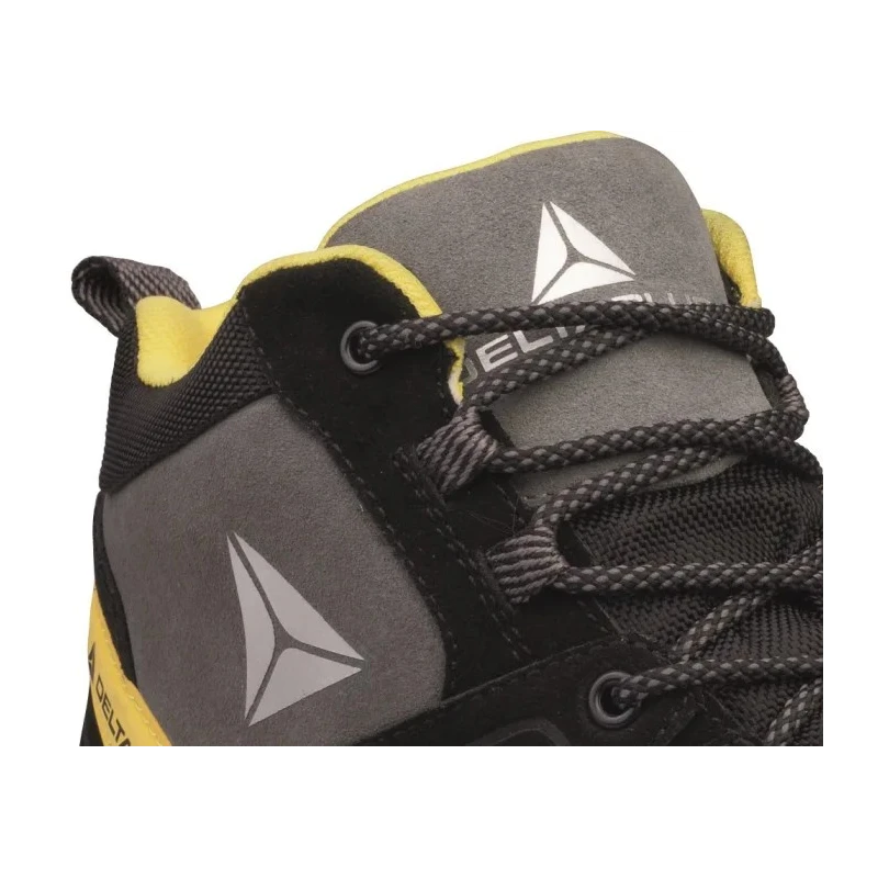 Delta Plus Men's Safety Boots Yellow Black Composite Toe Cap Lace Up EVA Sole Size UK 11 EU 46 MANHAS3NO46