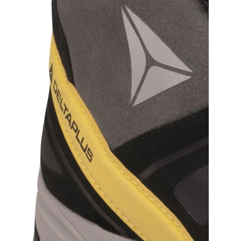 Delta Plus Men's Safety Boots Yellow Black Composite Toe Cap Lace Up EVA Sole Size UK 11 EU 46 MANHAS3NO46