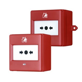 Eaton Red Outdoor Fire Alarm Call Point Break Glass Operated Mains-Powered MBG914