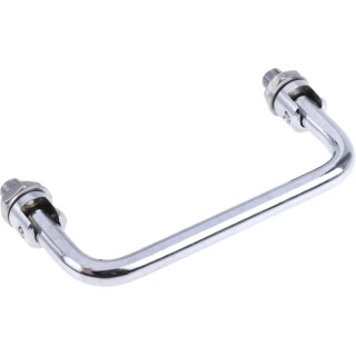 RS PRO Steel Chrome Plated Carrying Handle 42mm Height 138mm Width M10 Thread 237-479