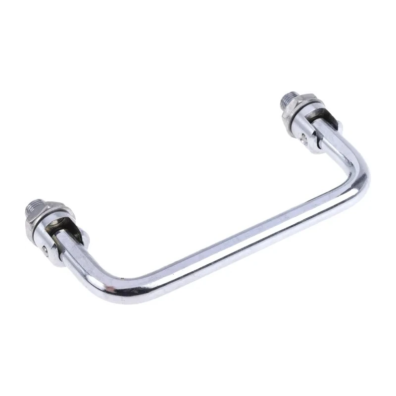 RS PRO Steel Chrome Plated Carrying Handle 42mm Height 138mm Width M10 Thread 237-479