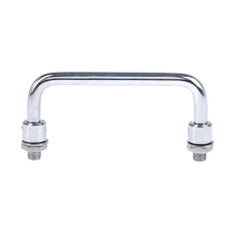 RS PRO Steel Chrome Plated Carrying Handle 42mm Height 138mm Width M10 Thread 237-479