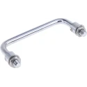 RS PRO Steel Chrome Plated Carrying Handle 42mm Height 138mm Width M10 Thread 237-479
