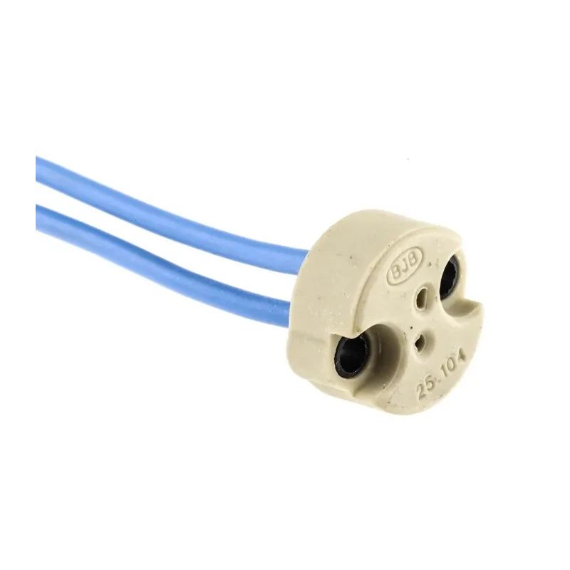 BJB Halogen Lamp Holder G4 Screw Mount 10A 50V Ceramic Polyphenylene Sulphide 25.104.3521.00