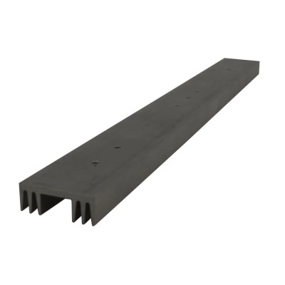 Intelligent LED Solutions LED Mount for ILS Power Linear 6 LED Strip 309 mm x 29 mm ILA-HSINK-STRIP-309X29X12MM-BLK