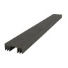 Intelligent LED Solutions LED Mount for ILS Power Linear 6 LED Strip 309 mm x 29 mm ILA-HSINK-STRIP-309X29X12MM-BLK
