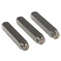RS PRO 8 mm 9 Piece Engraving Punch Set Number Marking 66 mm Length Hardened Steel 251-794
