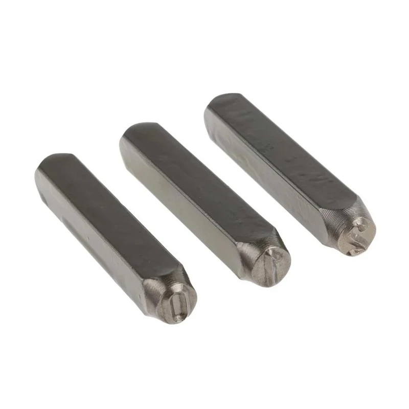 RS PRO 8 mm 9 Piece Engraving Punch Set Number Marking 66 mm Length Hardened Steel 251-794