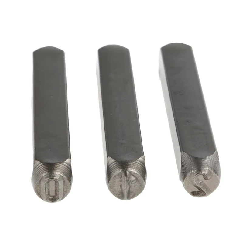 RS PRO 8 mm 9 Piece Engraving Punch Set Number Marking 66 mm Length Hardened Steel 251-794