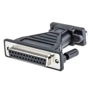 RS PRO D-Sub Adapter 9-Way D-Sub Male to 25 Way D-Sub Female Through Hole Mount 174-763