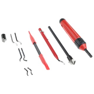 Facom Deburring Tool Kit for Aluminium, Plastic, Brass, Steel, Copper High Speed Steel Blade 200mm 325