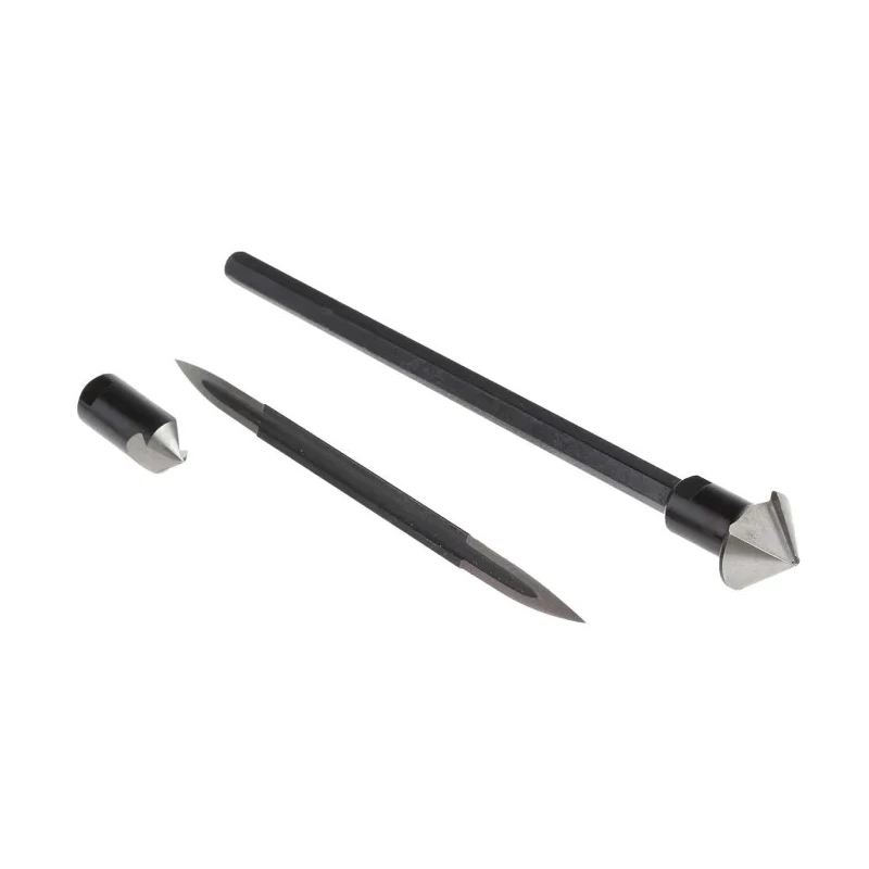 Facom Deburring Tool Kit for Aluminium, Plastic, Brass, Steel, Copper High Speed Steel Blade 200mm 325