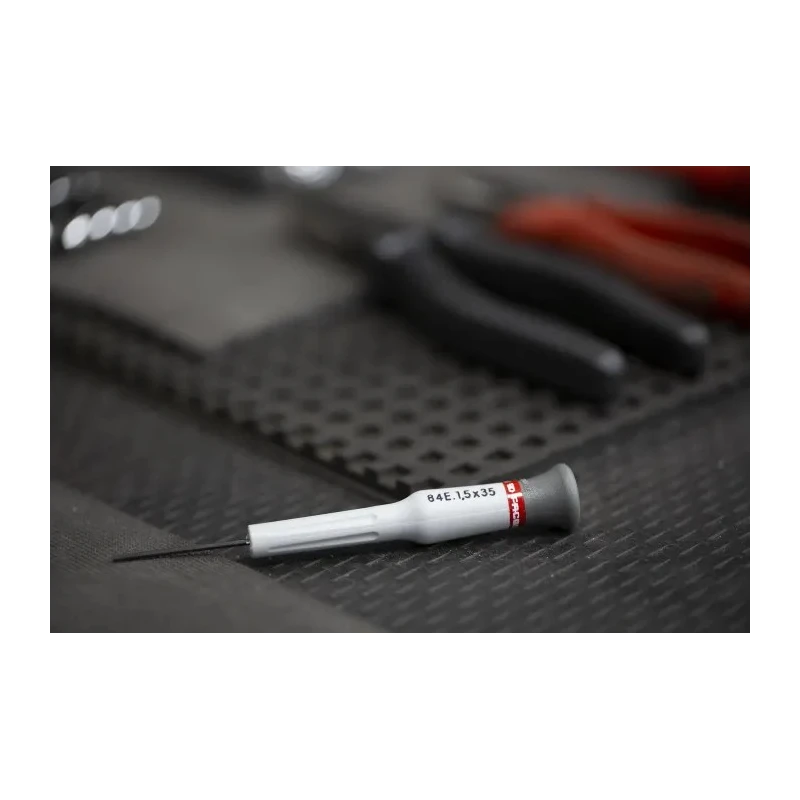 Facom Precision Screwdriver, 1.5 mm Tip, 35 mm Blade Length, 117 mm Overall Length 84E.1.5X35
