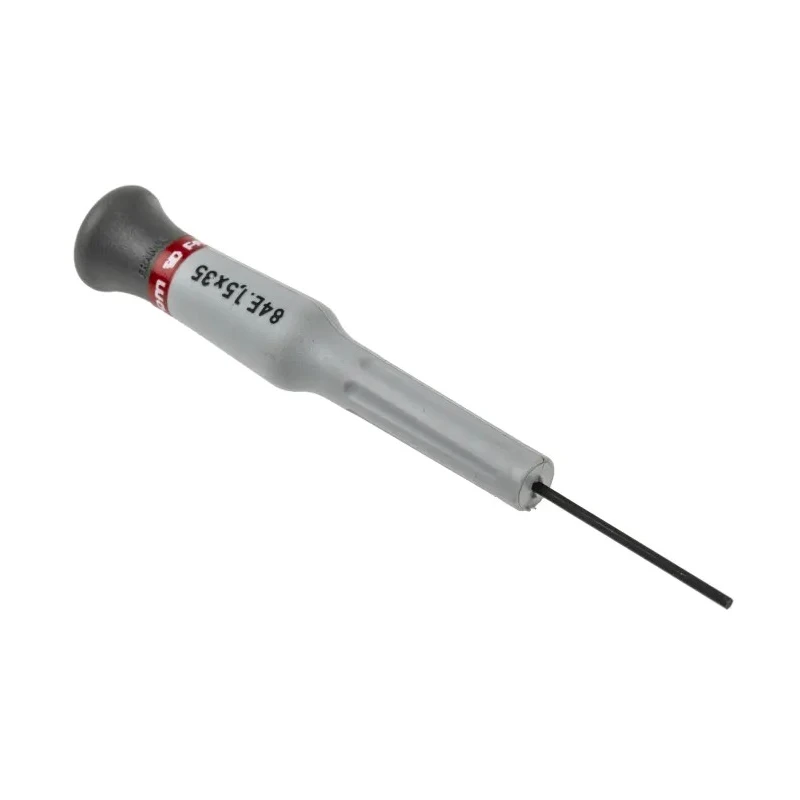 Facom Precision Screwdriver, 1.5 mm Tip, 35 mm Blade Length, 117 mm Overall Length 84E.1.5X35