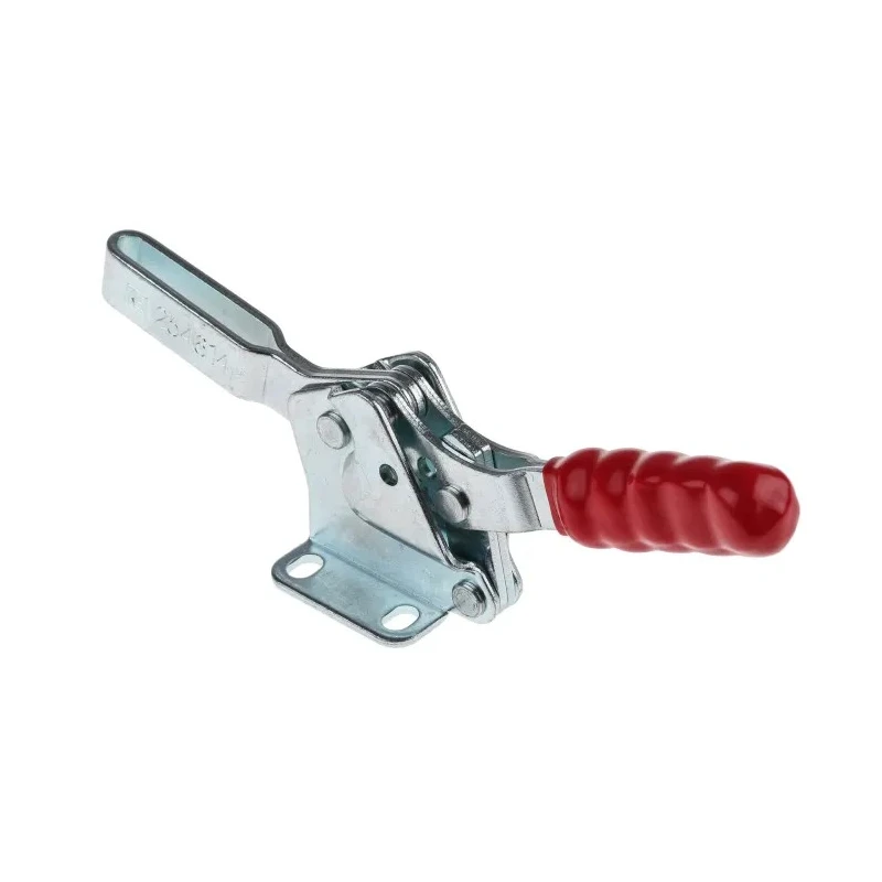 RS PRO Horizontal Handle Toggle Clamp Zinc Plated Steel 93° Jaw Opening 150kg Holding Force 181mm Length 254-614