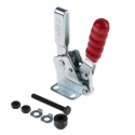 RS PRO Horizontal Handle Toggle Clamp Zinc Plated Steel 93° Jaw Opening 150kg Holding Force 181mm Length 254-614