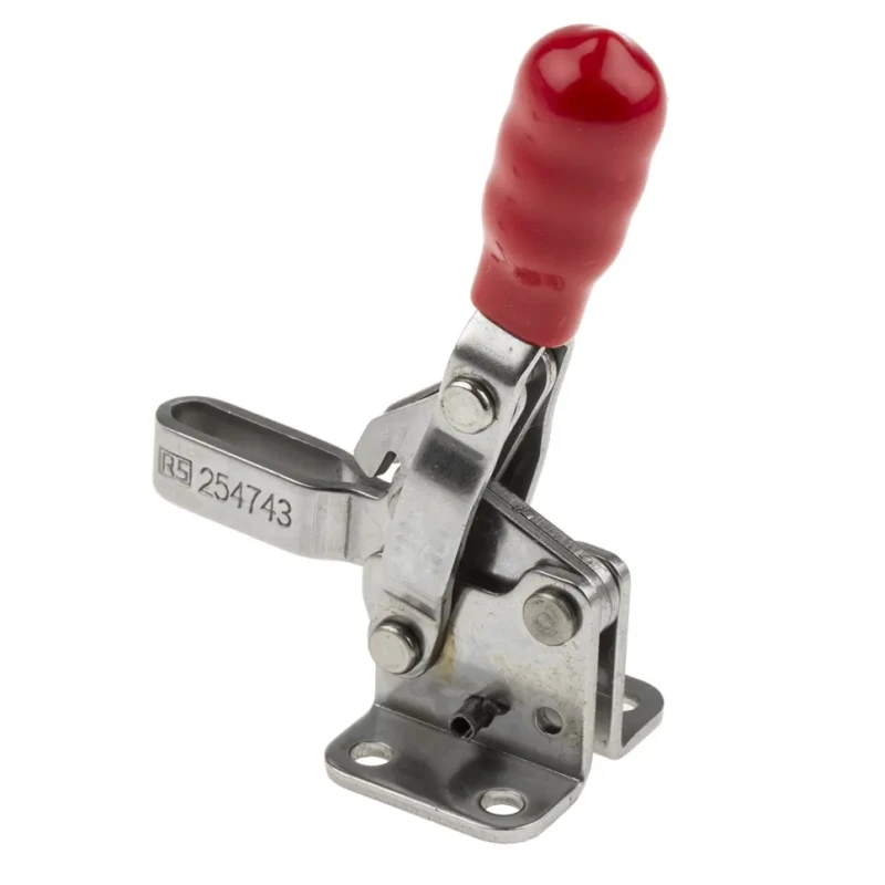 RS PRO 120° Vertical Toggle Clamp Stainless Steel 75kg Holding Force 254-743