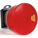 BACO Red Reset Flag Push Button Head 22 mm Cutout Diameter IP66, Plastic, Round L22DU01A