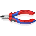 Knipex Side Cutter Diagonal Cutter With Bevel 125mm Jaw Width 11mm Maximum Cutting Capacity 3mm 70 02 125