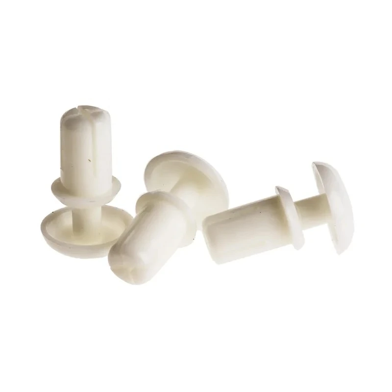 Essentra Nylon Snap Rivet 3.5 mm, Plain Finish, Nylon Body, RoHS Compliant SR-3555W