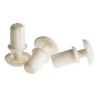 Essentra Nylon Snap Rivet 3.5 mm, Plain Finish, Nylon Body, RoHS Compliant SR-3555W