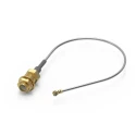Wurth Elektronik SMA Series UMRF Coaxial Cable 100 mm Length 50 Ω, 200 Vrms, Grey, Terminated 636207110100