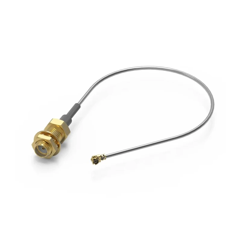 Wurth Elektronik SMA Series UMRF Coaxial Cable 50 Ω, 300 mm, Terminated, Grey, 200Vrms 636207080300