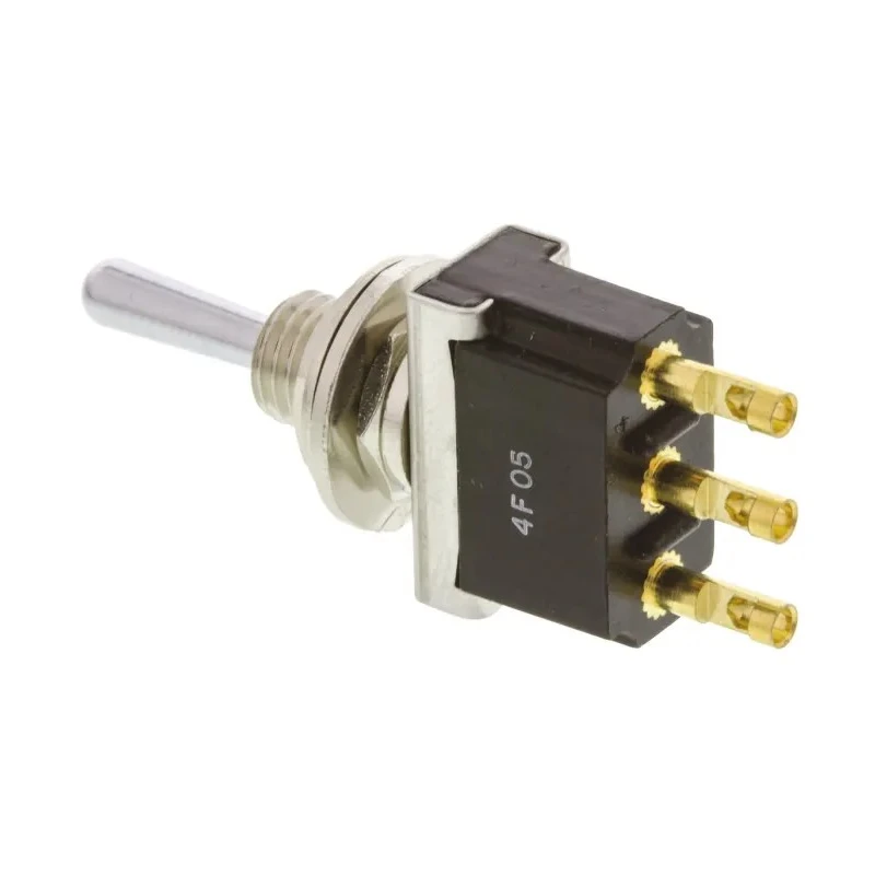 TE Connectivity Toggle Switch Panel Mount On-Off-On SPDT Solder Terminal 12 V dc 250 V ac FTG0904