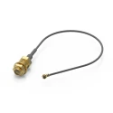 Wurth Elektronik RP-SMA Series UMRF Coaxial Cable 300 mm Length 50 Ω, Black, Terminated 636209070300
