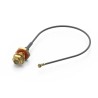 Wurth Elektronik RP-SMA Series Coaxial Cable 100 mm Length UMRF Type 50 Ω 200 Vrms Voltage Brass Conductor 636210100100
