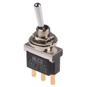 TE Connectivity Toggle Switch Panel Mount On-On SPDT Solder Terminal 12 V dc 250 V ac FTD09G04