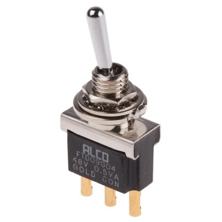 TE Connectivity Toggle Switch Panel Mount On-On SPDT Solder Terminal 12 V dc 250 V ac FTD09G04