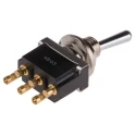 TE Connectivity Toggle Switch Panel Mount On-On SPDT Solder Terminal 12 V dc 250 V ac FTD09G04