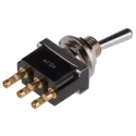 TE Connectivity Toggle Switch Panel Mount On-On SPDT Solder Terminal 20 V dc 20 V ac FTF09G04
