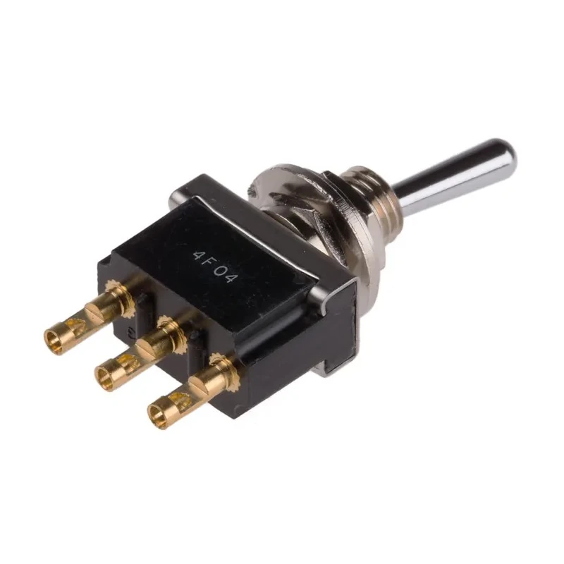 TE Connectivity Toggle Switch Panel Mount On-On SPDT Solder Terminal 20 V dc 20 V ac FTF09G04