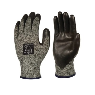 Showa Kevlar Gloves Size 2XL with Neoprene Coating, Grey, Industrial Work Gloves SHO240