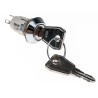 Lorlin Key Switch, SPDT, 1A, 2-Way Random-Key, Zinc Alloy Housing, Silver Plated Brass Contacts SRL5DD2