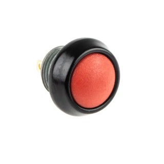 ITW Switches 59 Series Miniature Momentary Push Button Switch, Panel Mount, 13.6 mm Cutout, SPST, Clear LED, IP67 59-112
