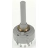 Lorlin 12 Position SPST Rotary Switch, 150mA Contact Current, Polyamide Housing, Panel Mount, Solder Tab Terminals CK1034