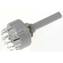 Lorlin 12 Position SPST Rotary Switch, 150mA Contact Current, Polyamide Housing, Panel Mount, Solder Tab Terminals CK1034