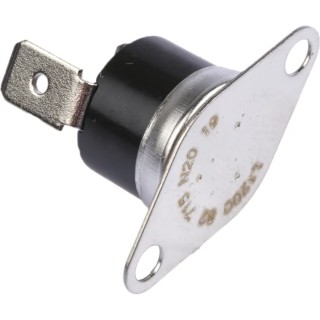 Honeywell Technologies Bi-Metallic Thermostat, SPST, Automatic Reset, 15 A, Quick Connect Terminals, Bracket 2455R--00820715